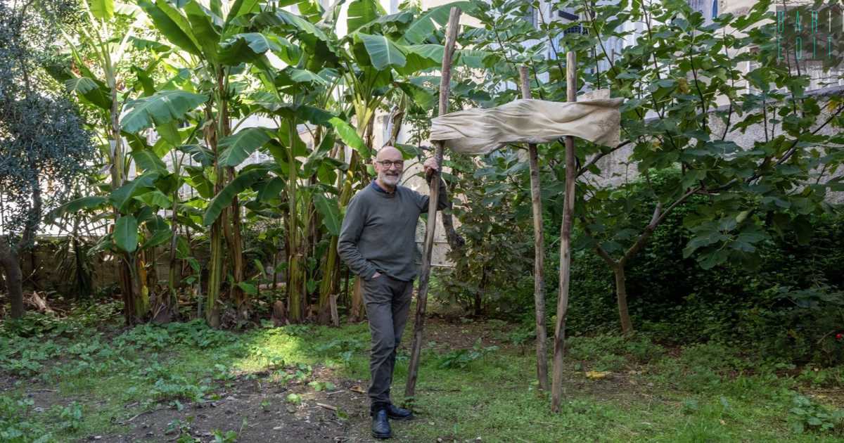 Bari, in un lussureggiante cortile di Madonnella si cela la galleria d'arte di Francesco Granito